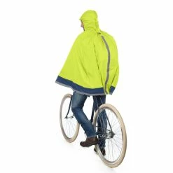 Tucano Urbano Cape Vélo Pluie (homme/femme) Avec Soufflet -Promos Vélo Magasin 178184 15023 1000 cape anti pluie tucano garibaldina plus jaune fluo