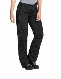 Pantalon Vaude Femme Yaras Rain Zip Pants III -Promos Vélo Magasin 41447 010 d