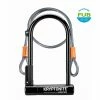 Antivol Kryptonite U Keeper 12 STD W/4' Flex -Promos Vélo Magasin antivol kryptonite u keeper 12 std