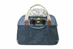 Sacoche Arrière Basil Boheme Bleu Indigo 18l -Promos Vélo Magasin basil boheme carry all bag single bike bag 18 lite 3