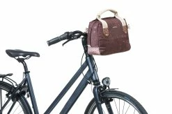 Sacoche De Guidon Basil Boheme Rouge 8l -Promos Vélo Magasin basil boheme city handlebar bag kf 8 liter red 5