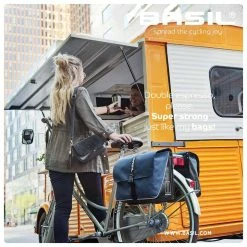 Sacoches Basil Bleues Imperméable 35l -Promos Vélo Magasin basil forte double bicycle bag 35 liter blue black 5