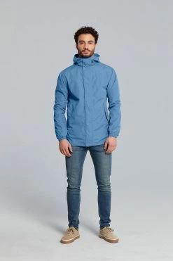 Veste Imperméable Vélo Basil Hoga Bleu -Promos Vélo Magasin basil hoga bicycle rain jacket unisex blue