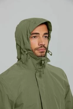 Parka Imperméable Basil Mosse Homme -Promos Vélo Magasin basil mosse bicycle rain parka men green 4