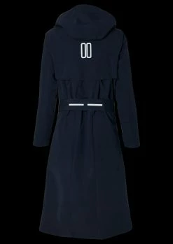 Trench Basil Mosse Femme 14 Trench Basil Mosse Femme -Promos Vélo Magasin basil mosse bicycle rain trenchcoat women blue 3