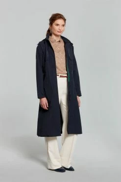 Trench Basil Mosse Femme 16 Trench Basil Mosse Femme -Promos Vélo Magasin basil mosse bicycle rain trenchcoat women blue 5
