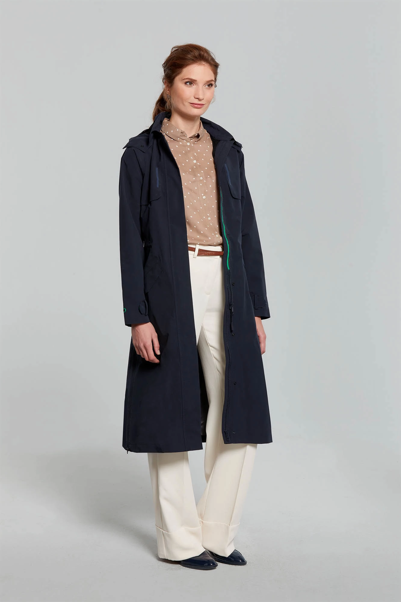 Trench Basil Mosse Femme 8 Trench Basil Mosse Femme – Image 6