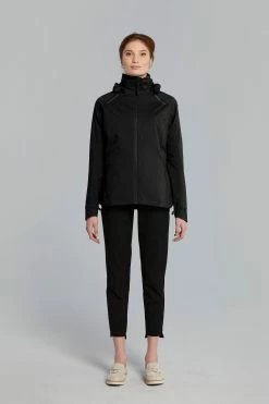 Veste Imperméable Basil Skane Femme -Promos Vélo Magasin basil skane bicycle rain jacket women black