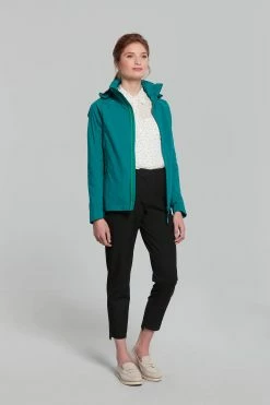 Veste Imperméable Basil Skane Femme -Promos Vélo Magasin basil skane bicycle rain jacket women green 5