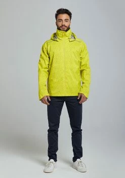 Veste Homme Basil Skane HiVis Réfléchissante 360° -Promos Vélo Magasin basil skane hivis bicycle rain jacket men neon yel 3