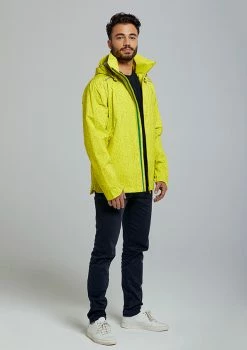 Veste Homme Basil Skane HiVis Réfléchissante 360° -Promos Vélo Magasin basil skane hivis bicycle rain jacket men neon yel 4