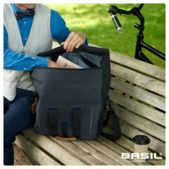 Sacoche Arrière Imperméable Basil 20 L -Promos Vélo Magasin basil urban dry business fietstas 20 liter dark gr 4