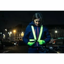 WOWOW Harnais Réfléchissant Vélo Fluo -Promos Vélo Magasin bretelles fluo velo urbain