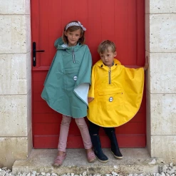 Le Temps Des Grenouilles Poncho De Pluie Vélo ENFANT -Promos Vélo Magasin cape de pluie petit fille temps grenouille