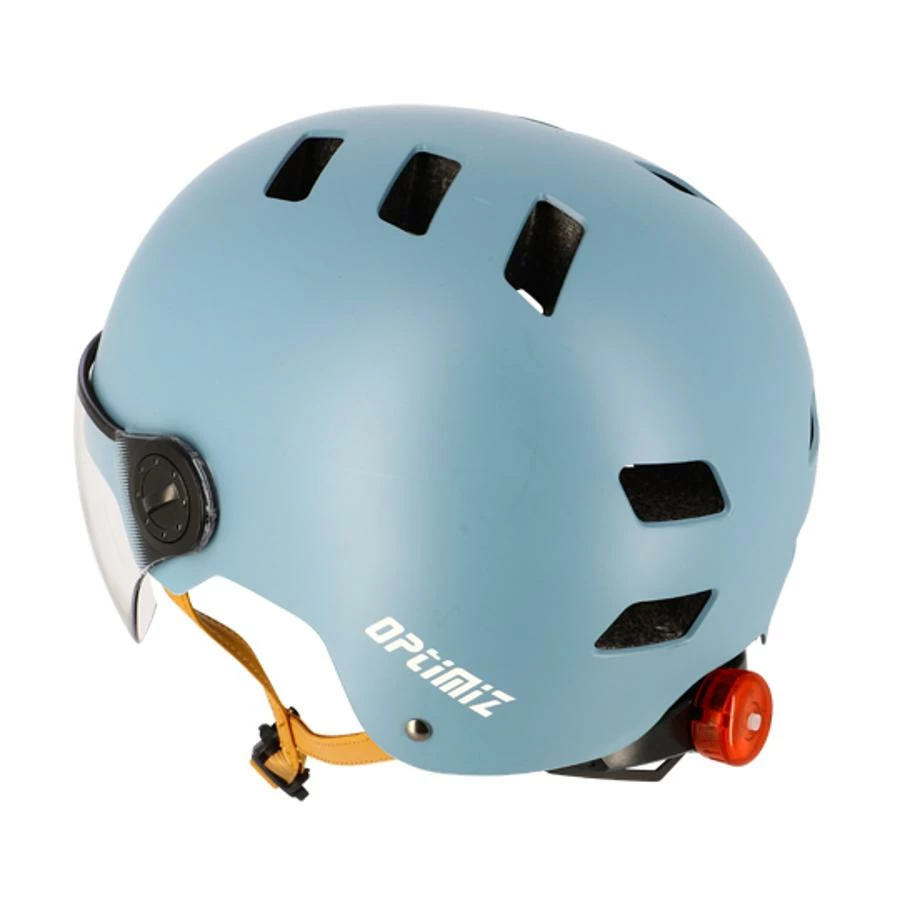 Optimiz Casque Cycliste Urbain Avec Visière (3 Couleurs) 6 Optimiz Casque Cycliste Urbain Avec Visière (3 Couleurs) – Image 4