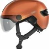 Casque Abus HUD-Y ACE Visière -Promos Vélo Magasin casque abus hud y ace visiere golfish orange