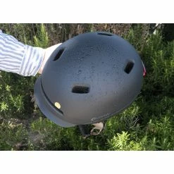 Smart4u Casque Vélo Urbain Alarme SOS -Promos Vélo Magasin casque city noir 7