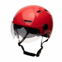 Marko Helmets Cadence (7 Couleurs, 2 Visières) 19 Marko Helmets Cadence (7 Couleurs, 2 Visières) -Promos Vélo Magasin casque velo aviateur marko helmets rouge