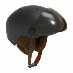 Casque Vélo Visière Premium Revoe -Promos Vélo Magasin casque velo ville noir mat avec visiere