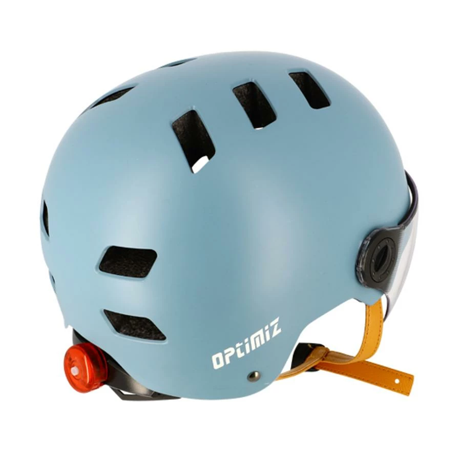 Optimiz Casque Cycliste Urbain Avec Visière (3 Couleurs) 5 Optimiz Casque Cycliste Urbain Avec Visière (3 Couleurs) – Image 3