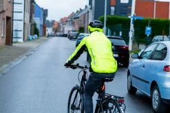 Veste Réfléchissante Vélo Wowow -Promos Vélo Magasin coupe vent jaune fluo technique velo urbain homme ben nevis jacket