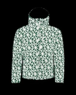Veste Doudoune Urban Circus JONGLEUR -Promos Vélo Magasin doudoune reflechissante velo jongleur verte ghost face fond noir version nuit urban circus 2048x v2