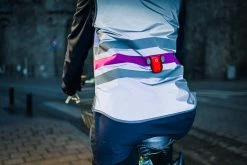 WOWOW Gilet Vélo Sans Manche Lucy Blanc -Promos Vélo Magasin gilet reflechissant velo blanc rose