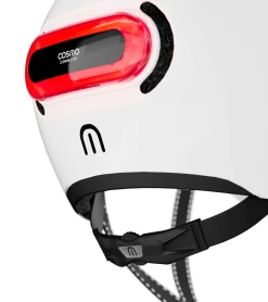 Cosmo Connected Casque Visière + Lumière Cosmo Fusion Pure -Promos Vélo Magasin lumiere integree au casque velo urbain cosmo fusion pure