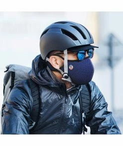 Masque Anti-pollution Frogmask Bleu -Promos Vélo Magasin masque antipollution frogmask ffp2 3