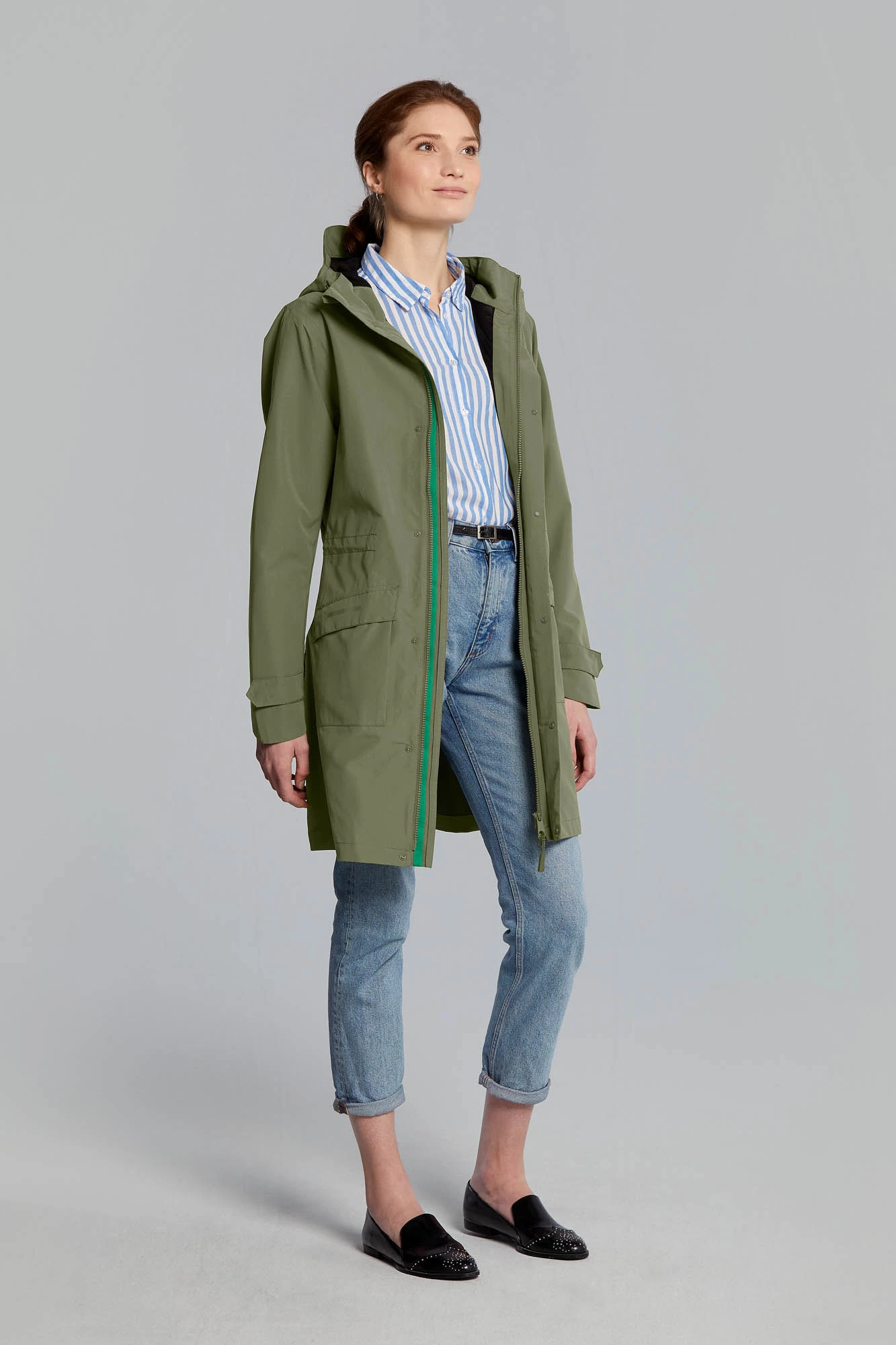 Parka Imperméable Basil Mosse Femme 10 Parka Imperméable Basil Mosse Femme – Image 8