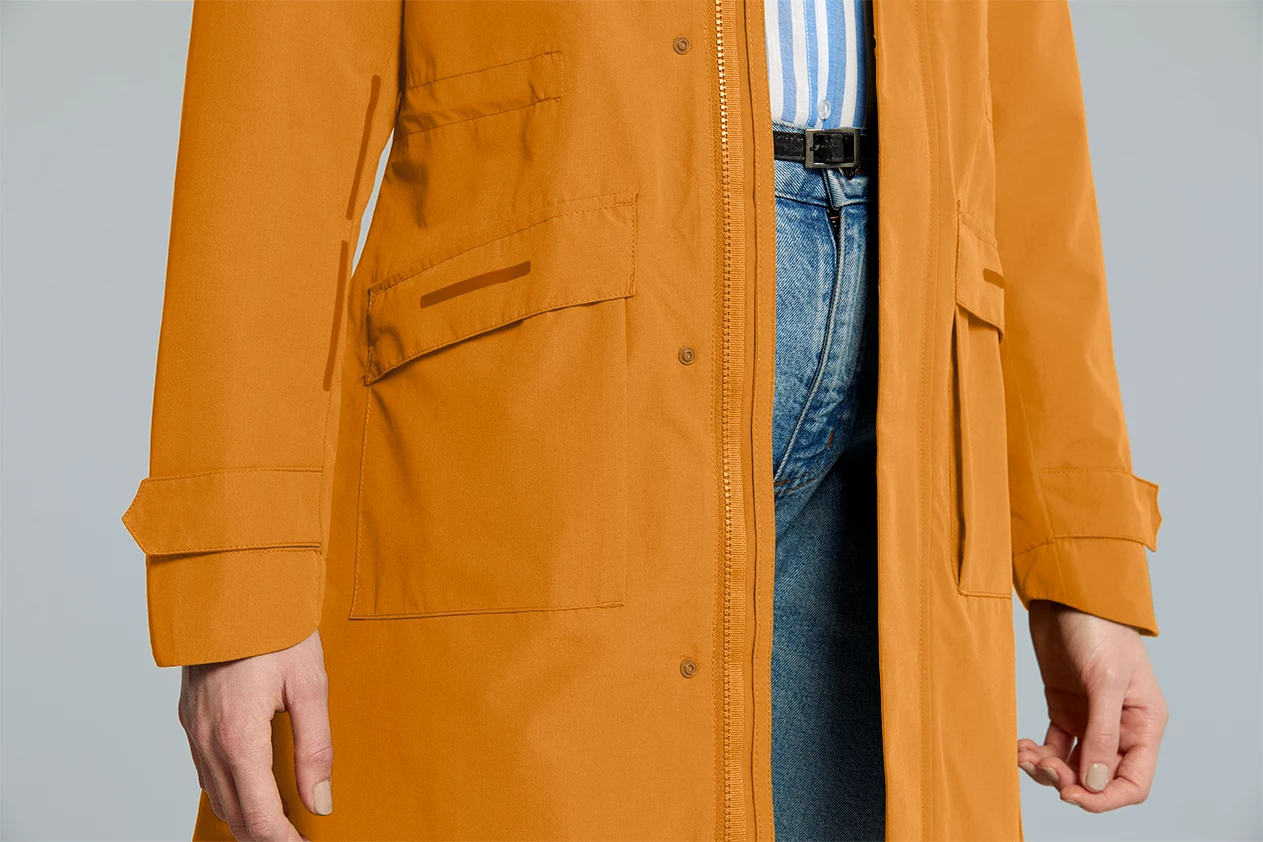 Parka Imperméable Basil Mosse Femme 13 Parka Imperméable Basil Mosse Femme – Image 11