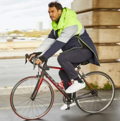 Parka Urban Circus Fluvia -Promos Vélo Magasin parka velo urbain circus fluvia longue bleu marine jaune