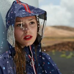 Le Temps Des Grenouilles Cape De Pluie Vélo ADULTE - Tissu à Motif -Promos Vélo Magasin poncho de pluie cycliste le temps des grenouilles