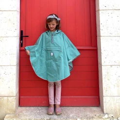 Le Temps Des Grenouilles Poncho De Pluie Vélo ENFANT -Promos Vélo Magasin poncho de pluie enfant velo impermeable