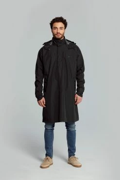 Poncho Basil Mosse -Promos Vélo Magasin poncho impermeable velo urbain basil noir