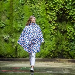 Poncho Le Temps Des Grenouilles Imprimé Multicolore