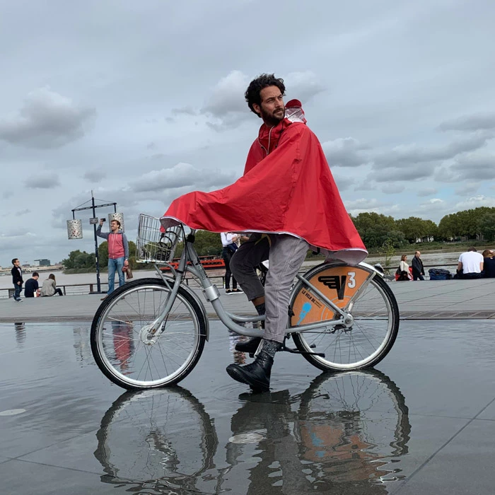 Le Temps Des Grenouilles Poncho De Pluie ADULTE - Coloris Unis 4 Le Temps Des Grenouilles Poncho De Pluie ADULTE - Coloris Unis – Image 2