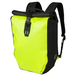 Sac à Dos Vélotaf étanche AGU -Promos Vélo Magasin sac a dos velo waterproof agu shelter jaune reflechissant