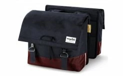 Sacoche Double Imperméable Urban Proof 40L -Promos Vélo Magasin sacoche double velo femme urban proof rouge bordeaux noir urban proof
