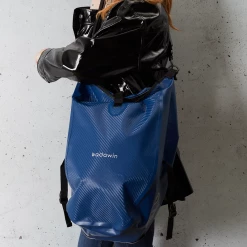 Badawin Sacoche Pour Vélo 25L (verte Ou Bleue) -Promos Vélo Magasin sacoche sac a main etanche velo bleu