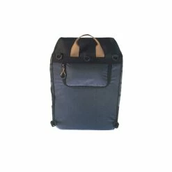 Sacoche Vélo Convertible Sac à Dos BASIL 13 Sacoche Vélo Convertible Sac à Dos BASIL -Promos Vélo Magasin sacoche velo basil noir au verso