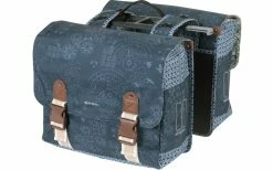 BASIL Sacoches MIK Vélo Femme -Promos Vélo Magasin sacoches basil boheme bleu