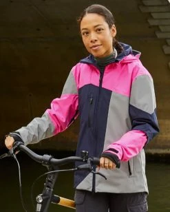 Veste Réversible Urban Circus RE POP -Promos Vélo Magasin veste velo reflechissante urban circus rose fluo